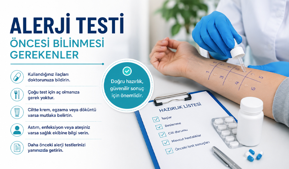 Alerji Testi Öncesi Bilinmesi Gerekenler